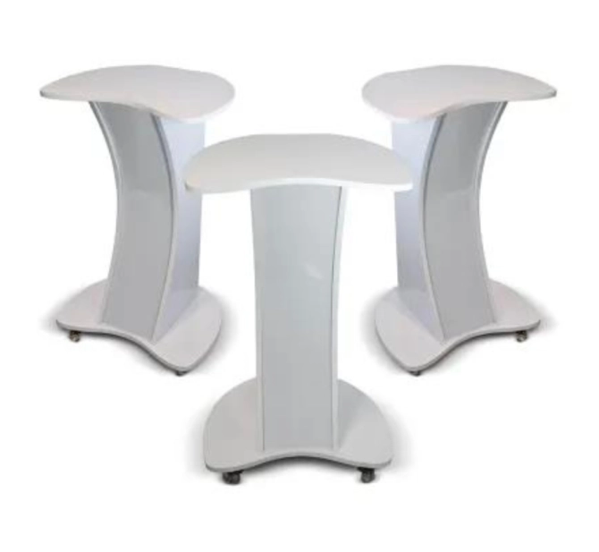 Kit Mesa Auxiliar Laca + Suporte Mesa Auxiliar - BCMED 