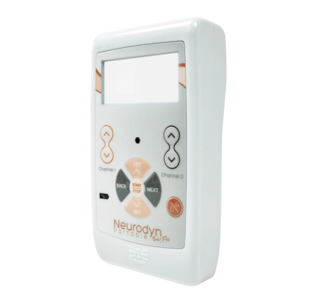  Kit Neurodyn Portable TENS/FES - Ibramed + Eletrodo Adesivo 5x5 cm (20 unidades) - Ibramed