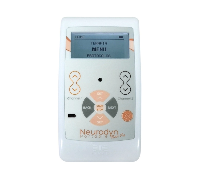  Kit Neurodyn Portable TENS/FES - Ibramed + Eletrodo Adesivo 5x5 cm (20 unidades) - Ibramed