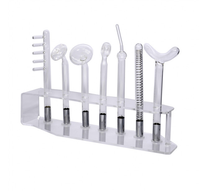 Kit Novo Beauty Face HTM + Kit Eletrodos de Vidro 7 peças + Rack Organizador