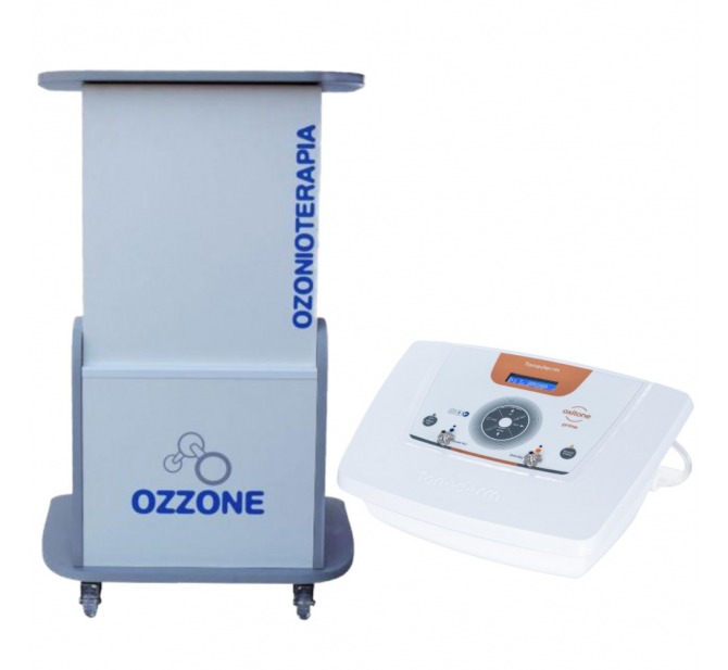 Kit Oxitone PRIME - Aparelho de Ozonioterapia Com Vácuo + Mesa Ozzone - Tonederm