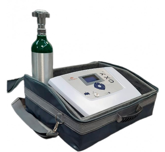 Kit Oxy Aparelho de Ozonioterapia Sem Vácuo + Cilindro e Bolsa - Tonederm