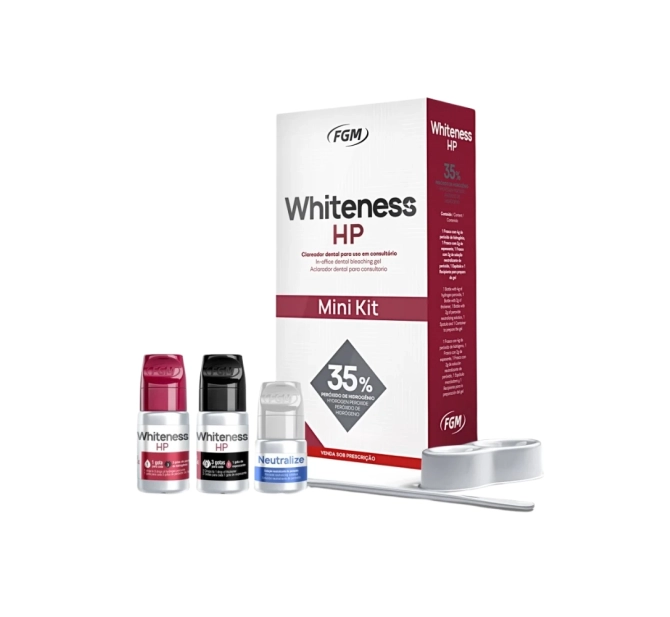 Kit Promocional - Bright Max + Clareador Whiteness HP 35% (Brinde) - MMO