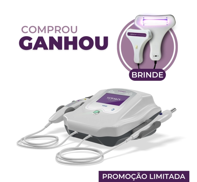 Kit Promocional - New Skin 2.0 Eletrocautério e Jato de Plasma + Surface UV Ultravioleta - MMO