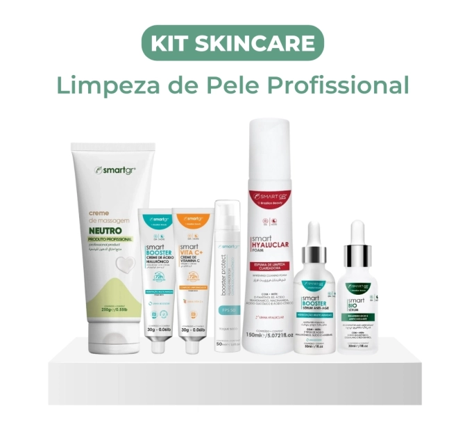 Kit Skincare Limpeza de Pele Profissional - Smart GR 