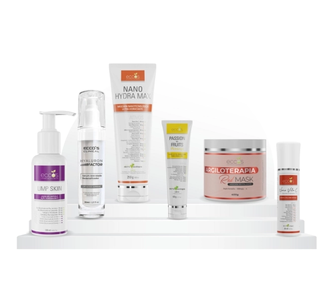 Kit Skincare Tratamento Facial Completo - Eccos Cosméticos