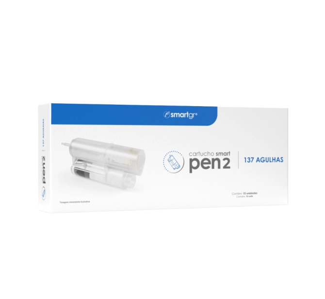 Kit Smart Pen 2 + Cartuchos 137 Agulhas (10 unid.) - Smart GR 