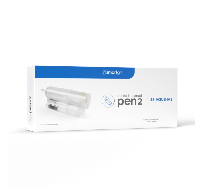 Kit Smart Pen 2 + Cartuchos 36 Agulhas (10 unid.) | Smart GR