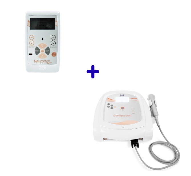 Kit Sonopulse III + Neurodyn Portátil System - Ultrassom e Eletroterapia - IBRAMED