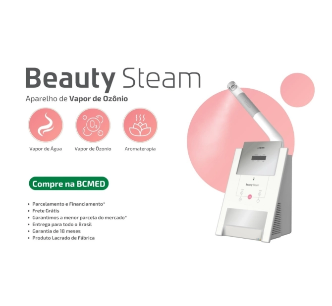 Kit - Stimulus Face Maxx + Beauty Steam - Aparelho de Vapor de Ozônio - HTM