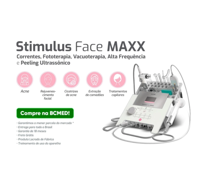 Kit - Stimulus Face Maxx + Beauty Steam - Aparelho de Vapor de Ozônio - HTM