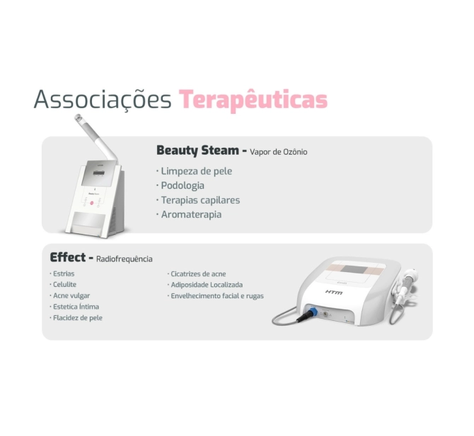 Kit - Stimulus Face Maxx + Beauty Steam - Aparelho de Vapor de Ozônio - HTM