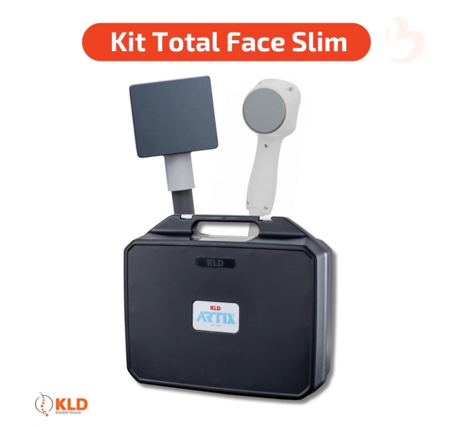 Kit Total Face Slim - 1 Aplicador P + 1 Aplicador Dinâmico p/ Artix + Maleta de Transporte - KLD