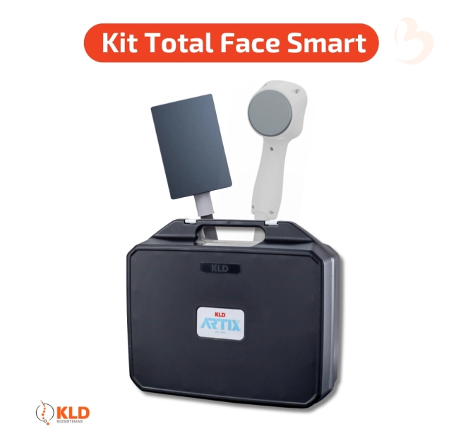 Kit Total Face Smart - 1 Aplicador M + 1 Aplicador Dinâmico p/ Artix + Maleta de Transporte - KLD