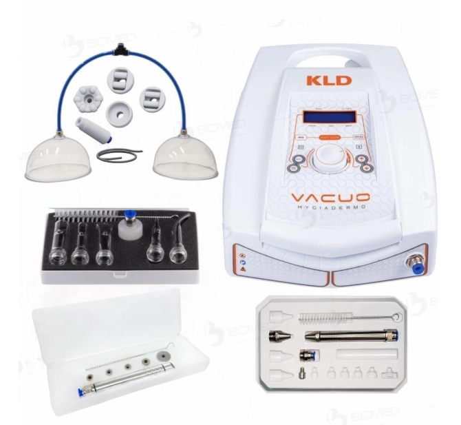 Kit Vacuoterapia - Hygiadermo Vacuo + Peeling de Diamante + Caneta Extratora + Pump Up - KLD