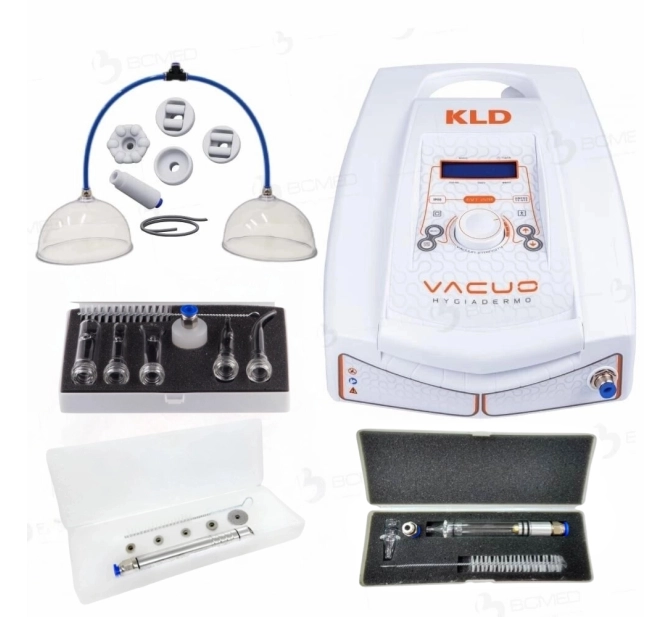 Kit Vacuoterapia - Hygiadermo Vacuo + Peeling de Diamante + Caneta Extratora + Pump Up - KLD