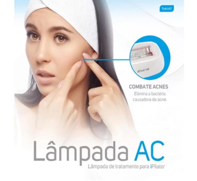 Lâmpada AC iPilator Para Combate à Acne - Basall