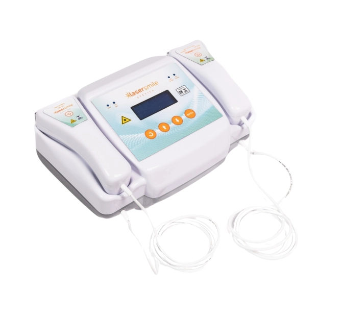 Laser Smile Stética - Aparelho de Fototerapia LEDs Azul, Âmbar e Violeta + Laser Vermelho e Infravermelho - Lasersmile 