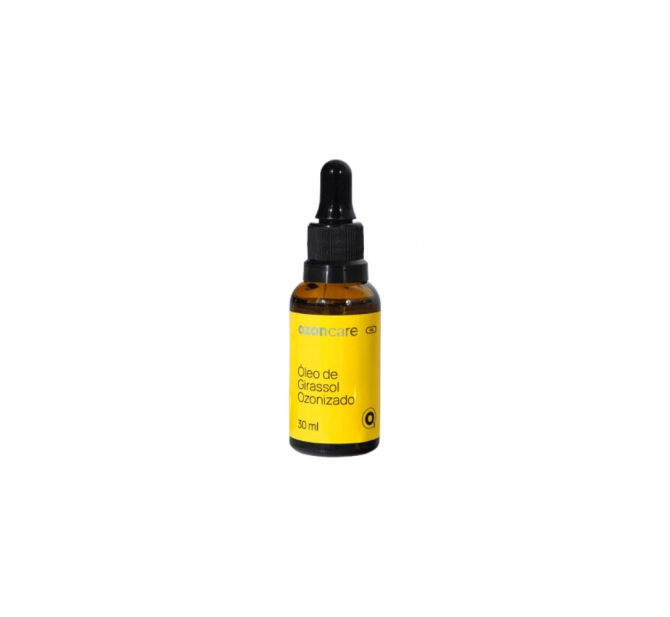 Óleo de Girassol Ozonizado 30ml com Ação Cicatrizante - Ozoncare