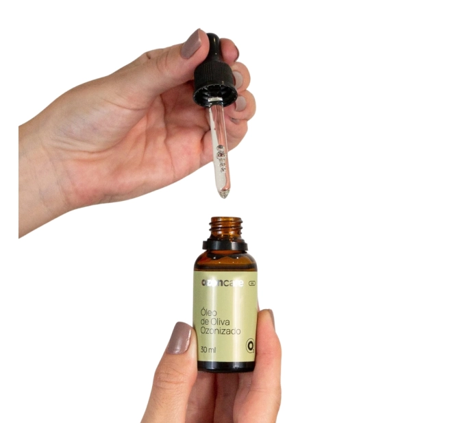 Óleo de Oliva Ozonizado 30ml com Ação Cicatrizante - Ozoncare