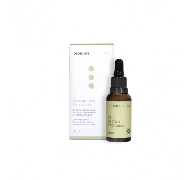 Óleo de Oliva Ozonizado 30ml com Ação Cicatrizante - Ozoncare