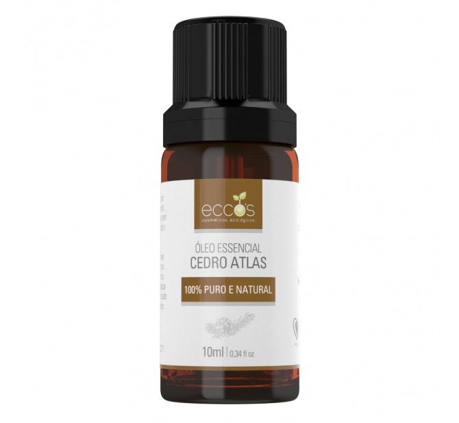 Óleo Essencial De Cedro Atlas 10ml - Anti-inflamatório e Antifúngico - Eccos Cosméticos 