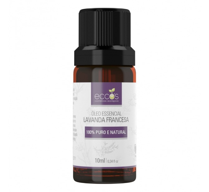 Óleo Essencial de Lavanda Origem Francesa 10ml - Eccos Cosméticos