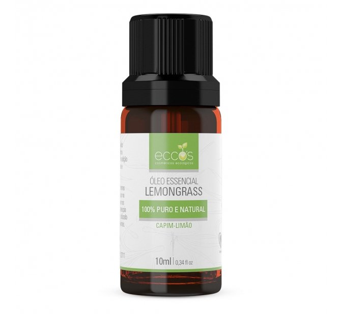 Óleo Essencial De Lemongrass 10ml - Eccos Cosméticos
