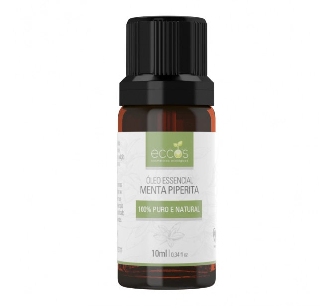 Óleo Essencial de Menta Piperita Origem Indiana 10ml - Eccos Cosméticos
