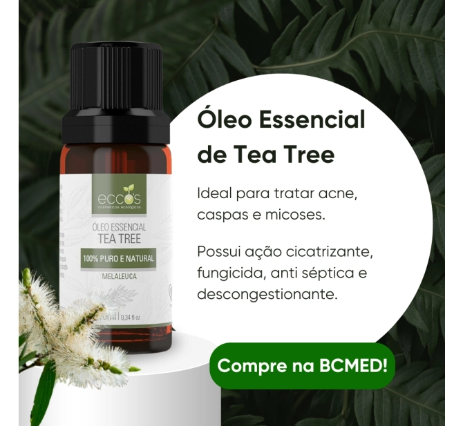 Óleo Essencial De Tea Tree 10ml - Eccos Cosméticos