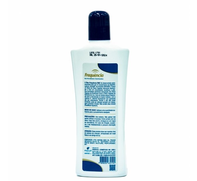 Óleo Frequência Para Massagem Corporal - Uso Profissional - Utilização Em Aparelho De Radiofrequência - 300Ml - Rmc