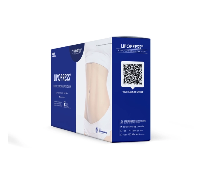 Lipopress Fluido Liporedutor 10ml - 5 unidades - Smart GR