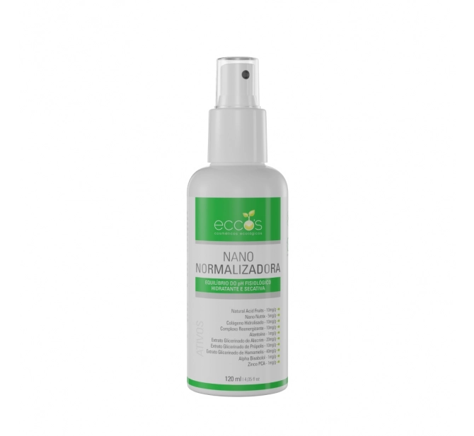 Loção Normalizadora Anti-Séptica Regeneradora e Adstringente 120ml - Eccos Cosméticos