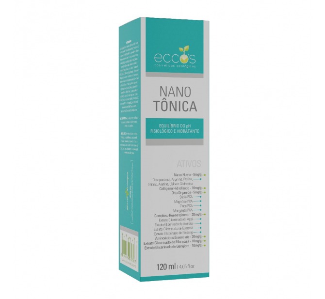 Loção Nano Tônica 120ml - Eccos Cosméticos