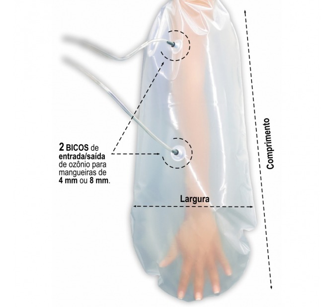  Luva Bag para Ozonioterapia Cano Longo - RMC 