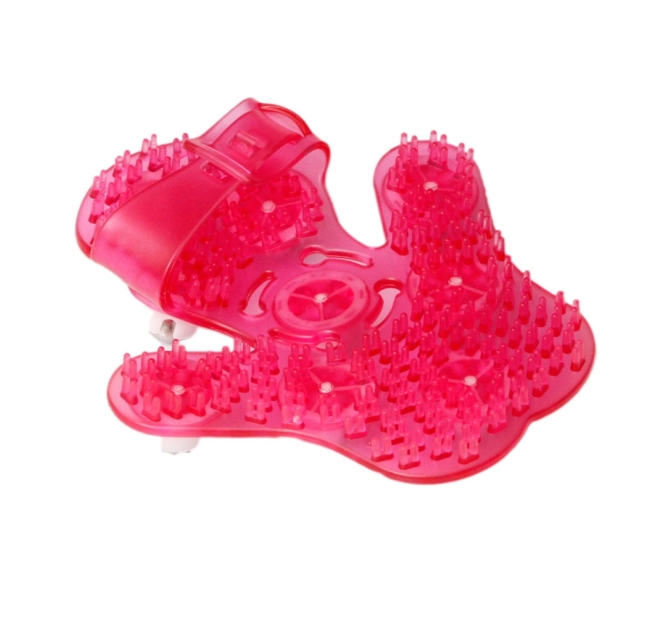 Luva Massageadora com Esferas Rosa - Estek