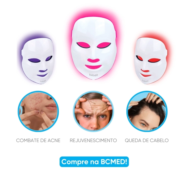 Máscara de LED Facial para Fotobiomodulação - Iphoton Mask Basall