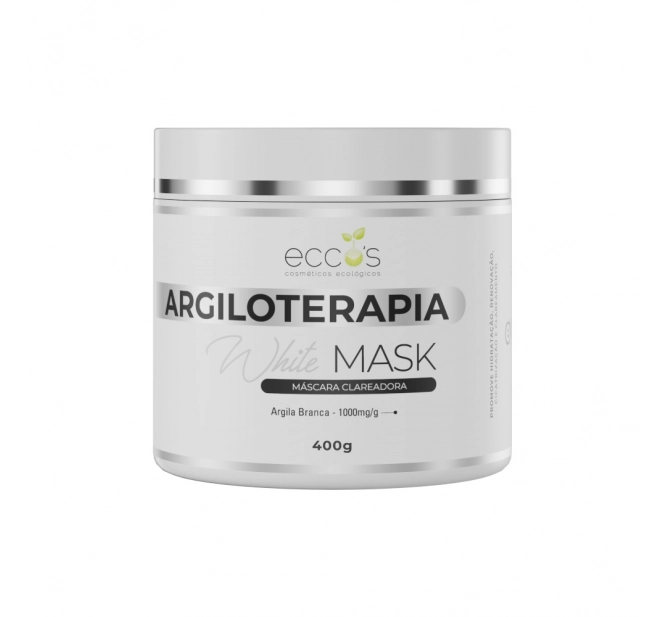 Máscara Facial de Argila White Mask 400g - Eccos Cosméticos