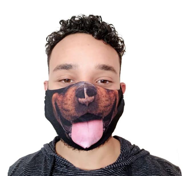 Máscara Tecido Modelo Cachorro - BCMED