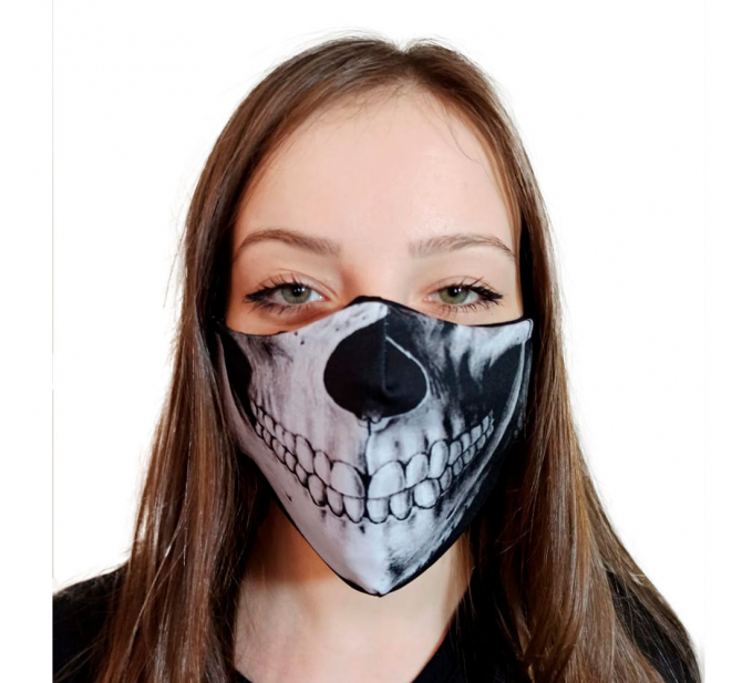 Máscara Tecido Modelo Caveira - BCMED