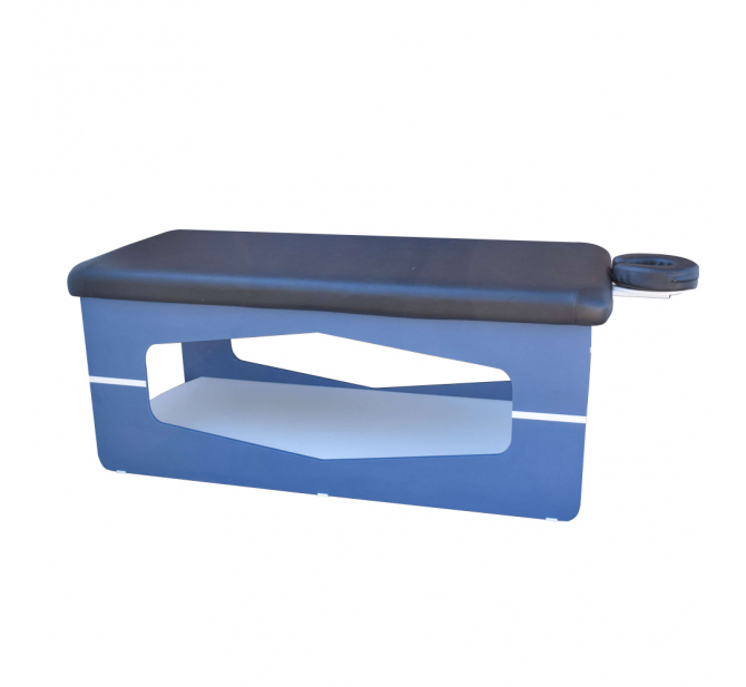 Maca Fixa Utility com Base Blue e Colchão Preto - Linha Prime - BCMED