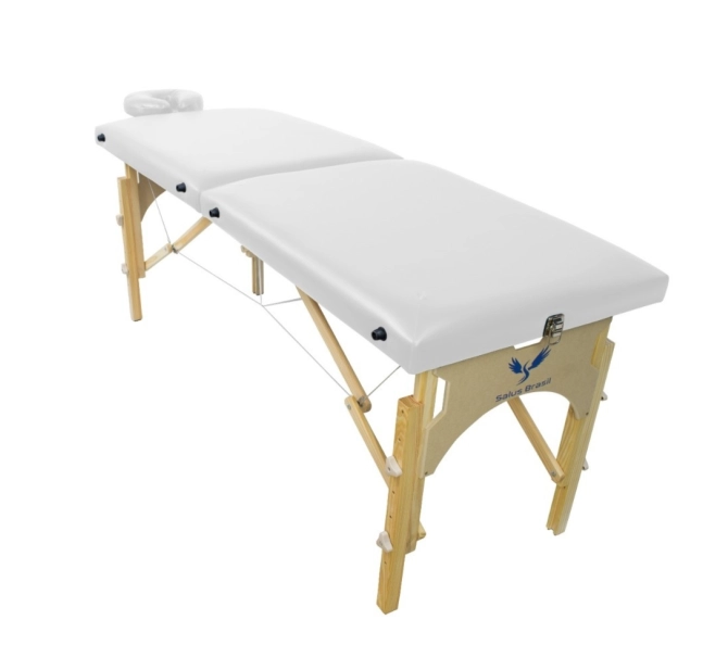 Maca Maleta Portátil Ibiza Spa com Regulagem de Altura - BCMED - Branco