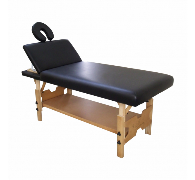 Maca para Massagem Fixa Bali Spa Reclinável - BCMED - Preto
