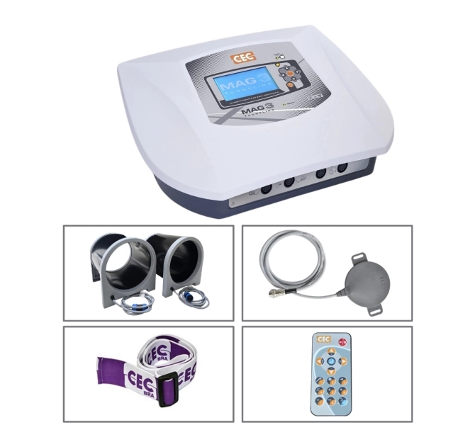 MAG 3T PRO - Aparelho de Magnetoterapia de Baixa Frequência - CECBRA (BIVOLT) 