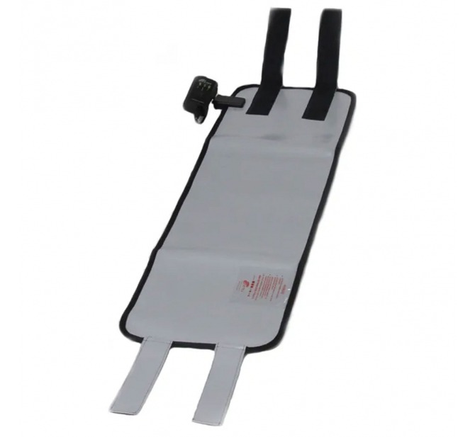 Manta Térmica Abdominal Luxo Prata 27cm x 97 cm com Infravermelho - Estek