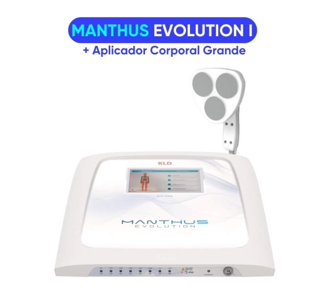 Manthus Evolution I - Aparelho de Ultrassom e Correntes + Aplicador Corporal Grande - KLD