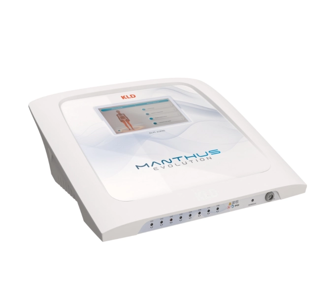 Manthus Evolution IV Aparelho de Ultrassom e Correntes + Aplicador Corporal Grande + Aplicador 40K + Aplicador Facial (BRINDE) - KLD 