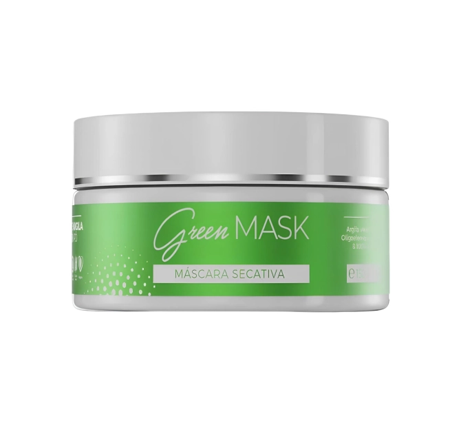 Máscara Facial de Argila Green Mask 150g - Eccos Cosméticos