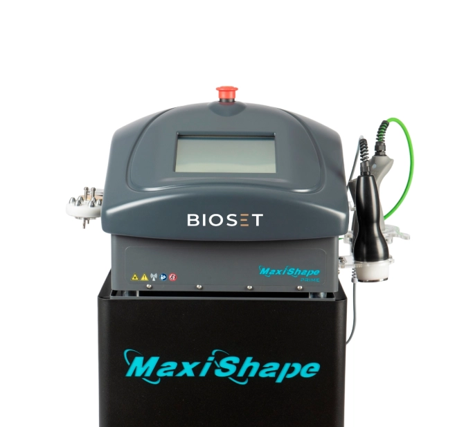 Maxishape Prime - Aparelho Ultracavitação, LED, Radiofrequência e Ondas de Choque (PSW)- Bioset 