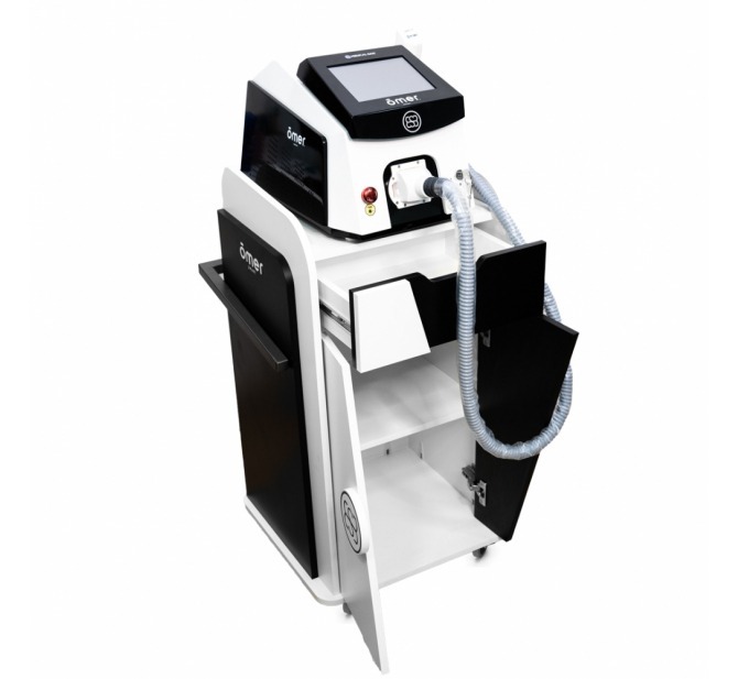 Kit - Ômer Smart + Carrinho GRÁTIS - Laser 3D Portátil para Remoção de Tatuagem e Micropigmentação - Medical San